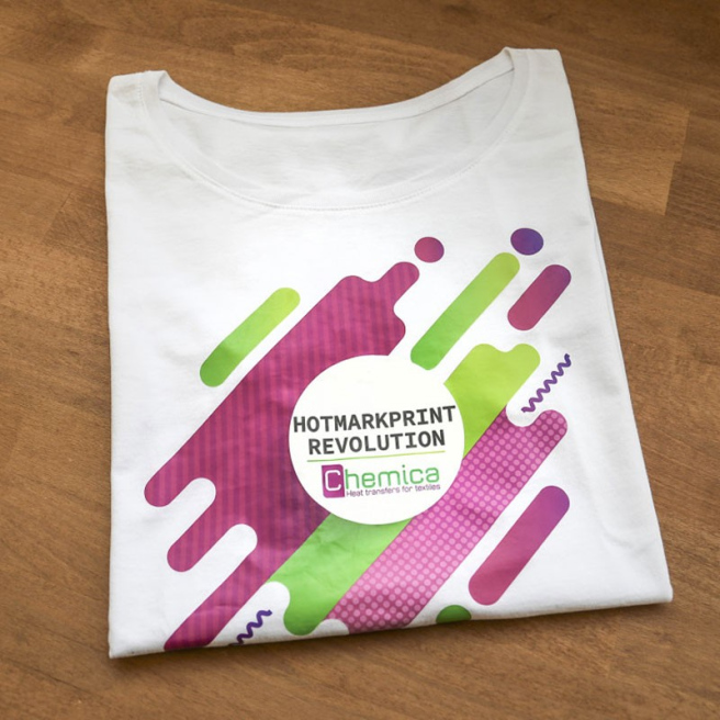 Flex de découpe Chemica HotmarkPRINT Revolution PU pour cotton, polyester et nylon - rouleaux de 50cm de largeur