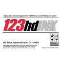 123HDink - Black HD pigmented Ink Cartridge - 700ml