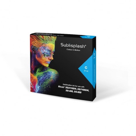 Sublisplash - Dye Sublimation Ink for Ricoh SG3110DN SG7100DN - Sawgrass SG-400 SG-800