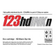 123HDinkN - Black HD Dye Ink Cartridge - 350 and 700ml