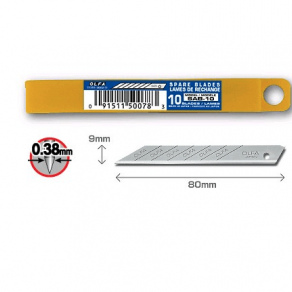 Olfa spare blades 30 degrees SAB -10