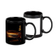 NORA-S - 36 Tasses Sublimation noires avec zone blanche