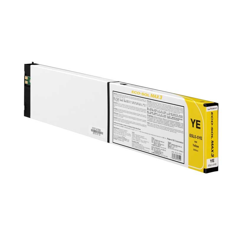 Cartouche d'encre ROLAND Eco-Sol MAX 2 Jaune - 440 ml