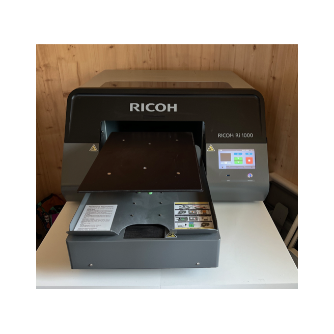 Kit with Ricoh RI 1000 DTG + Schulze Pretreatmaker IV + Schulze Heat Press DTG 40 x 50 / OCCASION