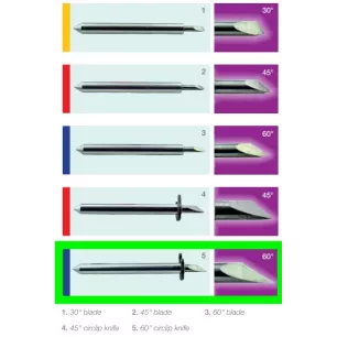 Intec FlatBed Circlip Knife 60°