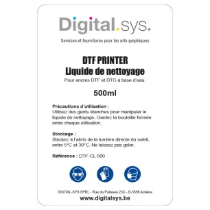 Liquide de nettoyage DTF Liquide de nettoyage DTF