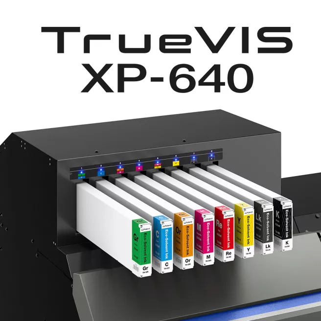 Roland Truevis XP-640 - Imprimante Eco-solvent 160cm jusqu'à 63 m2/h Roland Truevis XP-640 - Imprimante Eco-solvent 160cm jusqu'à 63 m2/h