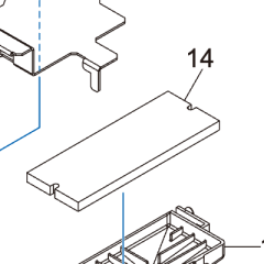PAD,INK FLUSH CG2183