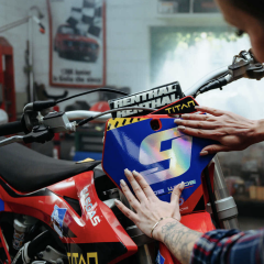 TITAN HOLO SILVER - Vinyle monomère Holographique argenté colle forte avec Airflow