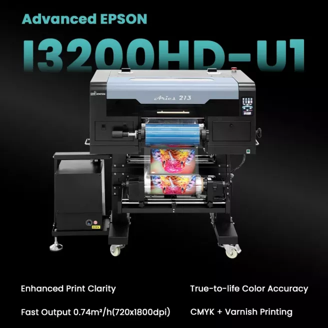 Aries 213 Imprimante UV DTF 30cm