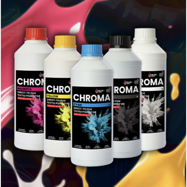 Color Prime Chroma - Color ink bottle (CMYK) for Prestige DTF printer (1000 ml)