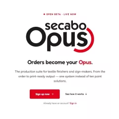 De la commande au colis with Secabo Opus