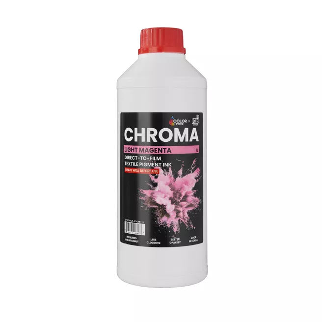 Color Prime Chroma - Bouteille d'encre couleur (OGLcLm) pour imprimante DTF Prestige (1000 ml)