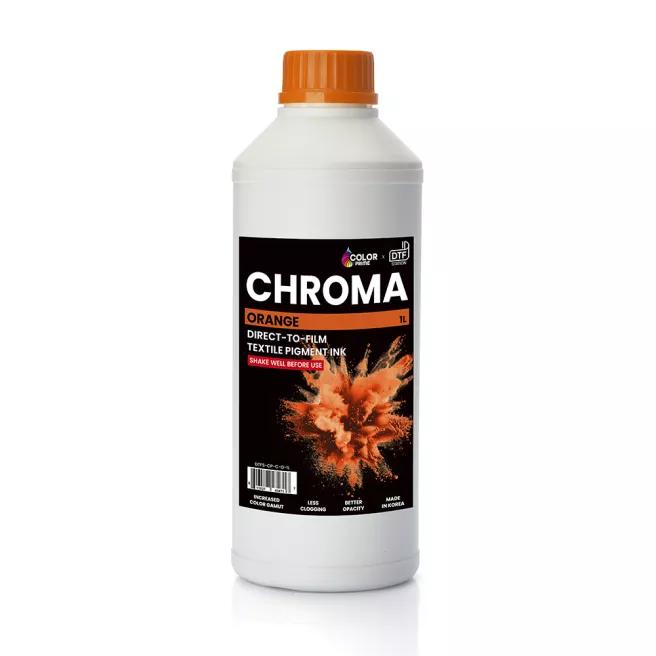 Color Prime Chroma - Bouteille d'encre couleur (OGLcLm) pour imprimante DTF Prestige (1000 ml)