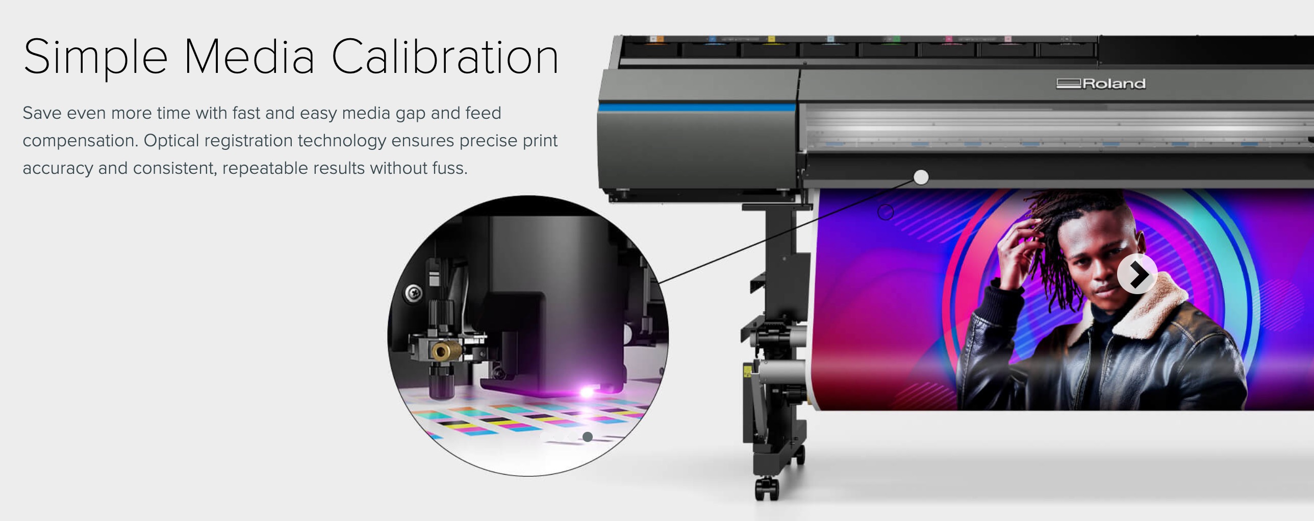 VG3 Media auto calibration