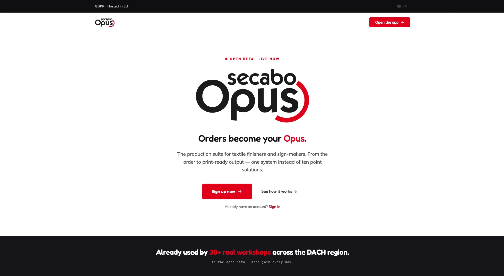 Secabo OPUS