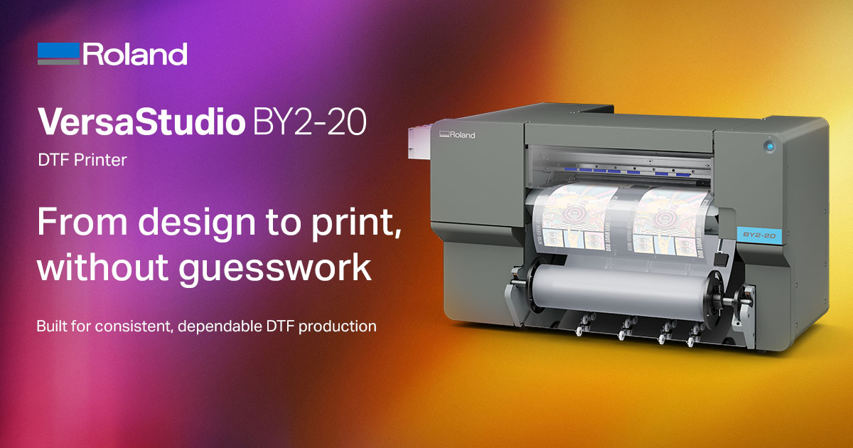 Roland VersaStudio BY2-20, DTF printer and cutter at Digital-sys